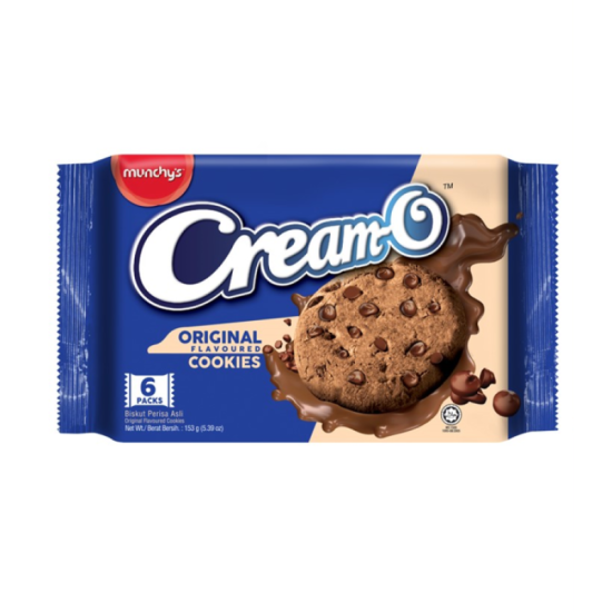 MUNCHY'S CREAM-O COOKIE ORIGINAL 153GM