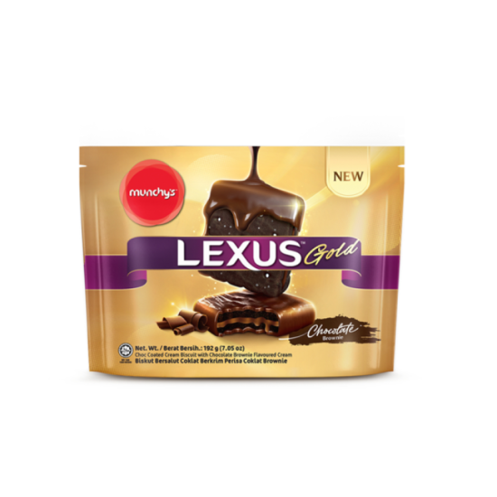 MUNCHY'S LEXUS GOLD CHOCOLATE BROWNIE 192GM