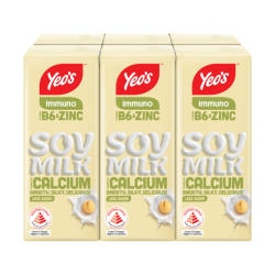 YEO'S IMMUNO SOY MILK 250ML*6's YEO'S IMMUNO SOY MILK 250ML*6's