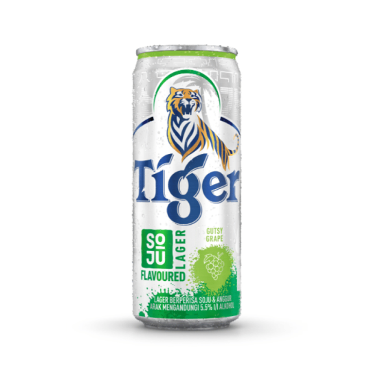 TIGER SOJU GUTSY GRAPE CAN 320ML