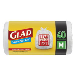 GLAD KITCHEN BAG (M) 40CT GLAD KITCHEN BAG (M) 40CT