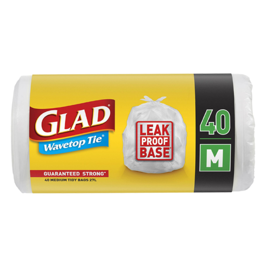 GLAD KITCHEN BAG (M) 40CT