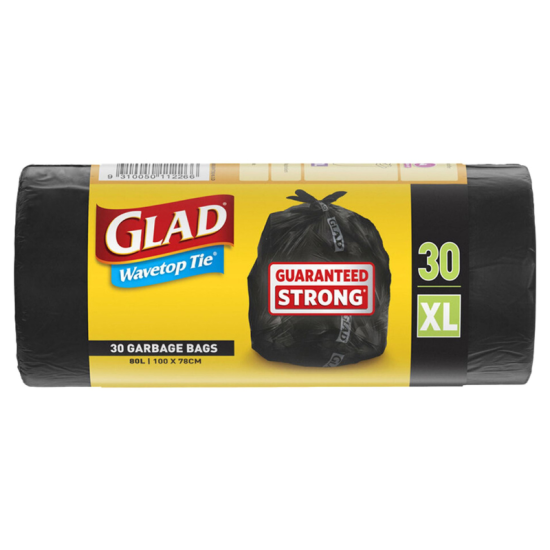 GLAD GARBAGE BAG (XL) 30CT