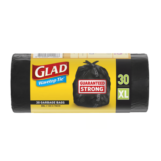 GLAD GARBAGE BAG (XL) 30CT