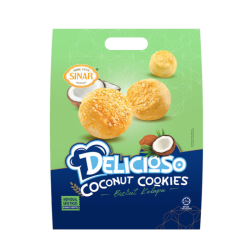 SINAR COCONUT COOKIES 320GM SINAR COCONUT COOKIES 320GM