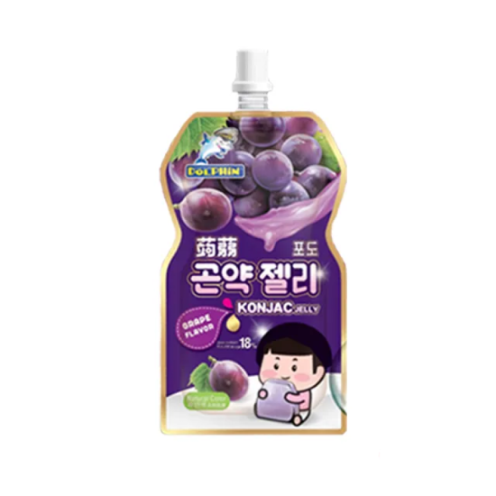 DOLPHIN KONJAC JELLY DRINK GRAPE 130GM