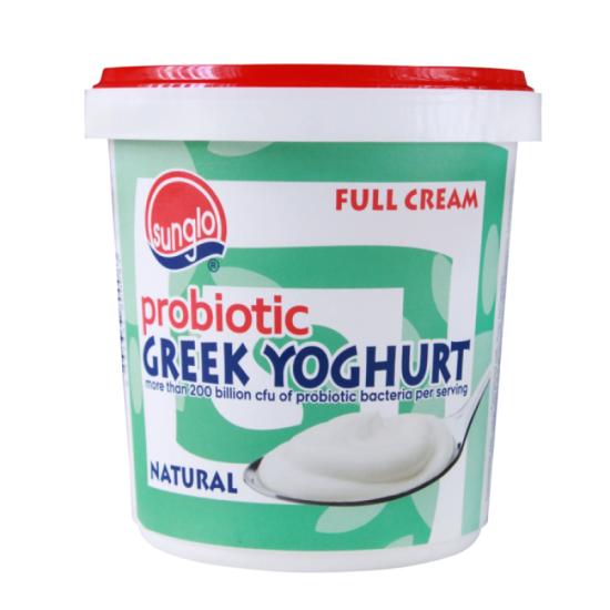 SUNGLO GREEK YOGURT FULL CREAM 900G