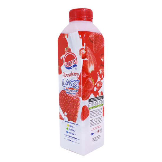 SUNGLO LASSI YOGURT DRINK STRAWBERRY 700ML