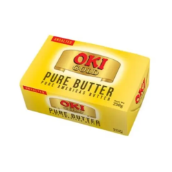 OKI GOLD PURE BUTTER UNSALTED 250G OKI GOLD PURE BUTTER UNSALTED 250G