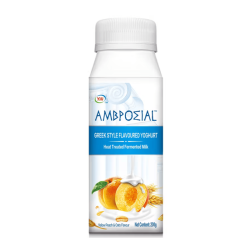 AMBROSIAL GREEK YOGURT YELLOW PEACH & OATS 200G AMBROSIAL GREEK YOGURT YELLOW PEACH & OATS 200G