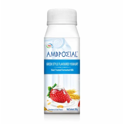 AMBROSIAL GREEK YOGURT STRAWBERRY & OATS 200G AMBROSIAL GREEK YOGURT STRAWBERRY & OATS 200G