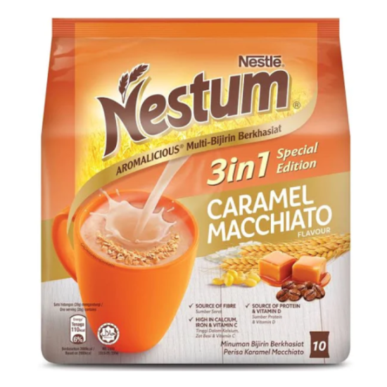 NESTUM 3IN1 CARAMEL MACCHIATO 28G*10