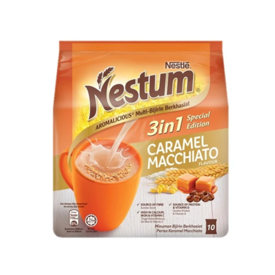 NESTUM 3IN1 CARAMEL MACCHIATO 28G*10