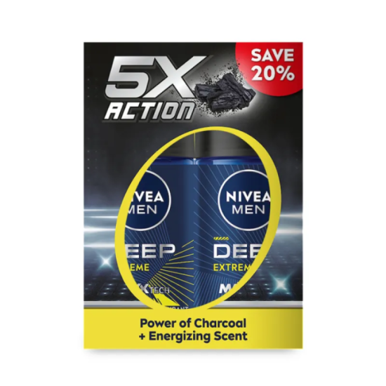 NIVEA MEN DEODORANT - DEEP EXTREME 50ML*2