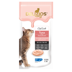 DELIZIOS CAT LICK - TUNA KATSUOBUSHI 20G*4 DELIZIOS CAT LICK - TUNA KATSUOBUSHI 20G*4