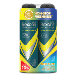 REXONA MEN DEOORANT SPRAY ULTRA RECHARGE 135ML*2 REXONA MEN DEOORANT SPRAY ULTRA RECHARGE 135ML*2