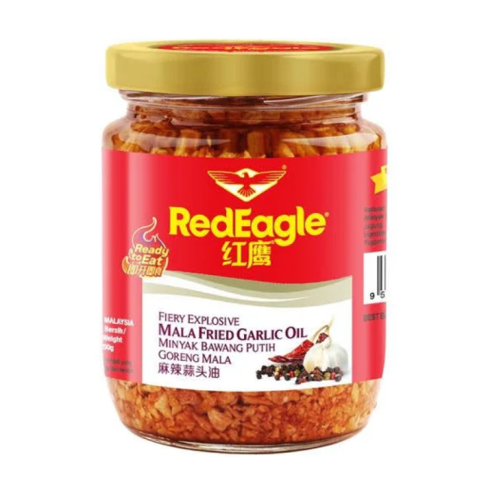 RED EAGLE MALA FRIED GARLIC OIL  200G