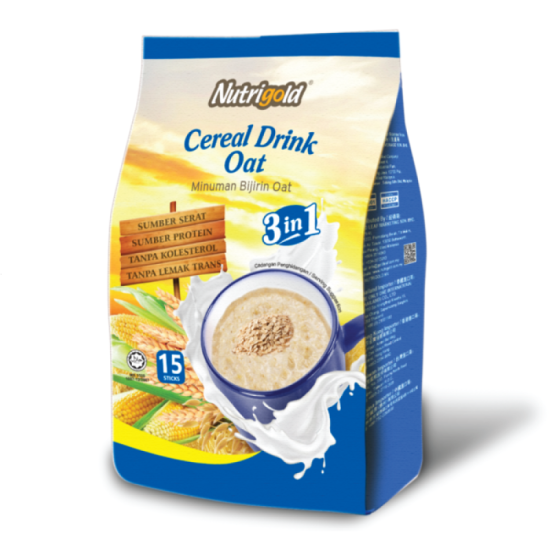 NUTRIGOLD 3IN1 CEREAL OAT 30G*15