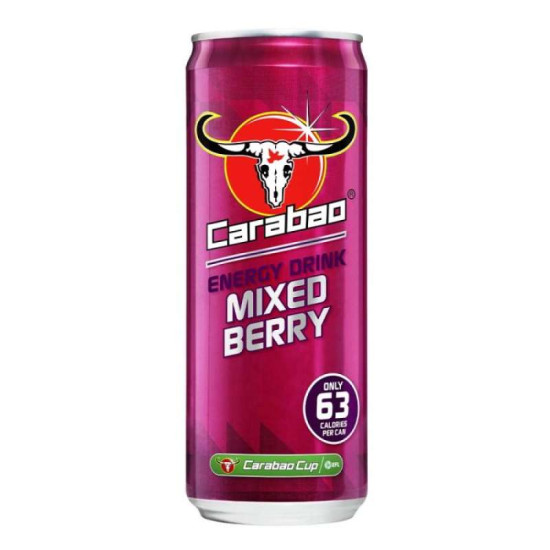 (X)CARABAO ENERGY SPARKLING MIXED BERRY 330ML