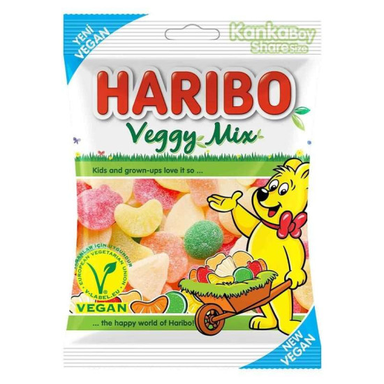 HARIBO VEGGY MIX 80GM