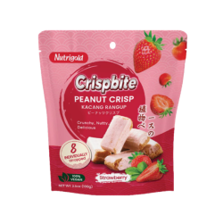 NUTRIGOLD PEANUT CRISP STRAWBERRY 100GM NUTRIGOLD PEANUT CRISP STRAWBERRY 100GM