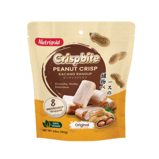 NUTRIGOLD PEANUT CRISP ORIGINAL 100GM