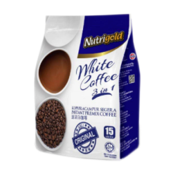 NUTRIGOLD 3IN1 ORIGINAL WHITE COFFEE 30GM*12'S NUTRIGOLD 3IN1 ORIGINAL WHITE COFFEE 30GM*12'S