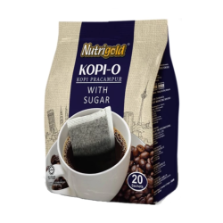 NUTRIGOLD KOPI O WITH SUGAR 25GM*17'S NUTRIGOLD KOPI O WITH SUGAR 25GM*17'S