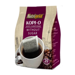 NUTRIGOLD KOPI O WITHOUT SUGAR 10GM*17'S NUTRIGOLD KOPI O WITHOUT SUGAR 10GM*17'S