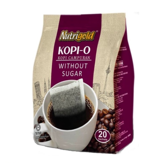 NUTRIGOLD KOPI O WITHOUT SUGAR 10GM*17'S