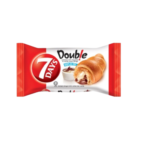 7 DAYS DOUBLECREAM CHOCOLATE&VANILLA 62G