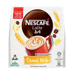 NESCAFE LATTE 3IN1 CEREAL MILK 25G*15 NESCAFE LATTE 3IN1 CEREAL MILK 25G*15