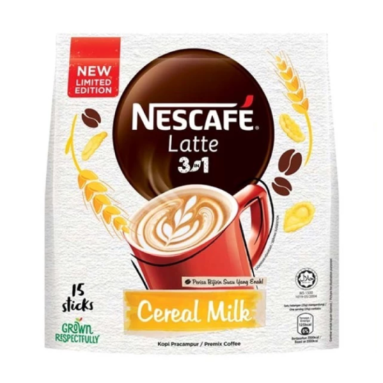 NESCAFE LATTE 3IN1 CEREAL MILK 25G*15