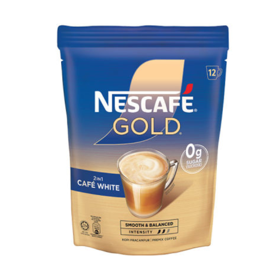 NESCAFE GOLD 2IN1 CAFE WHITE 16G*12