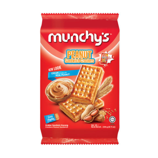 MUNCHY'S PEANUT SANDWICH 230GM