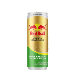 RED BULL SPARKLING APPLE & MUSCAT GRAPE 250ML RED BULL SPARKLING APPLE & MUSCAT GRAPE 250ML