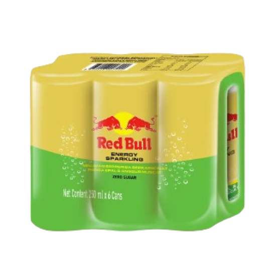 RED BULL SPARKLING APPLE & MUSCAT GRAPE 250ML*6's