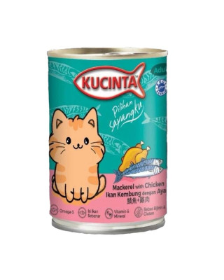 KUCINTA (CAN) Mackerel with Chicken 400g
