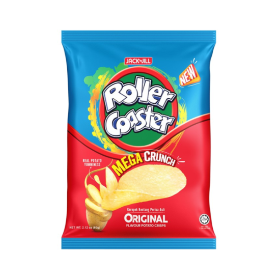 JACK N JILL ROLLER COASTER CRISP ORIGINAL 60GM