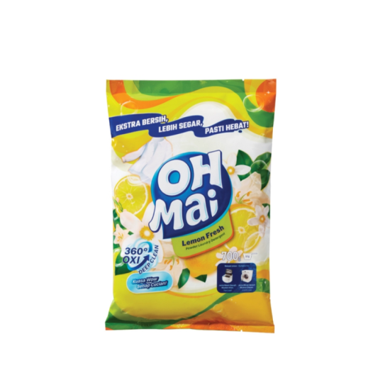 OH MAI DETERGENT POWDER LEMON FRESH 700G