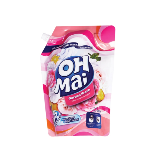 OH MAI LIQUID DETERGENT GARDEN FRESH 1.7L