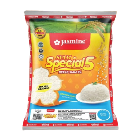 JASMINE SIAM SPECIAL 5 RICE 10KG