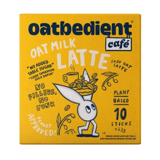 OATBEDIENT OAT MILK - LATTE 23GM*10'S