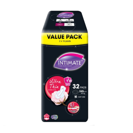INTIMATE DAY ULTRATHIN WING 245MM 16'S*2