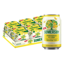 SOMERSBY PINEAPPLE & LIME CIDER CAN 320ML*24 SOMERSBY PINEAPPLE & LIME CIDER CAN 320ML*24