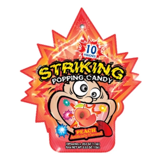 STRIKING POPPING CANDY PEACH 15GM