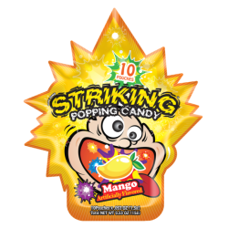 STRIKING POPPING CANDY MANGO 15GM STRIKING POPPING CANDY MANGO 15GM