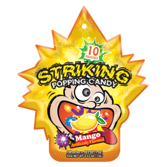 STRIKING POPPING CANDY MANGO 15GM