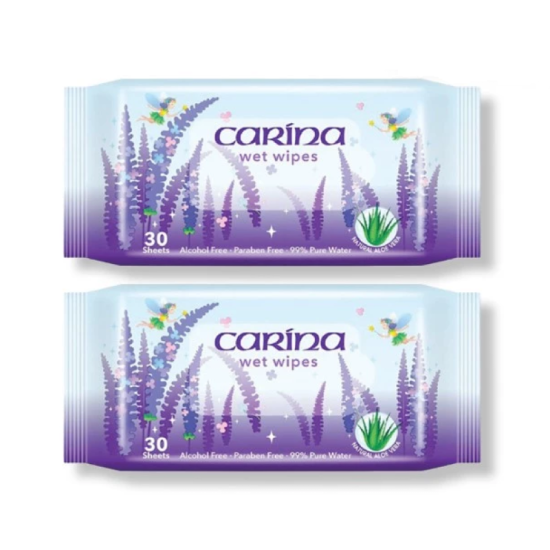 CARINA WET WIPES (TWIN PACK) 30S*2