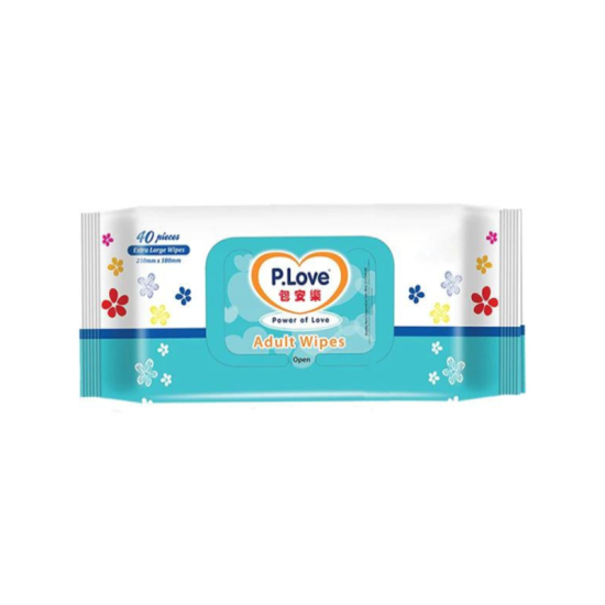 P.LOVE ADULT WIPES 40'S